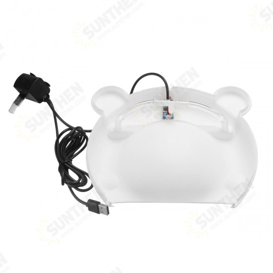 USB 1.5L Automatic Ultra Silent Pet Dog Cat Water Feeder Bowl Drinking Fountain Dispenser w/ Night Light USB 1.5L Automatic Ultra Silent Pet Dog Cat Water Feeder Bowl Drinking Fountain Dispenser w/ Night Light