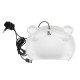 USB 1.5L Automatic Ultra Silent Pet Dog Cat Water Feeder Bowl Drinking Fountain Dispenser w/ Night Light