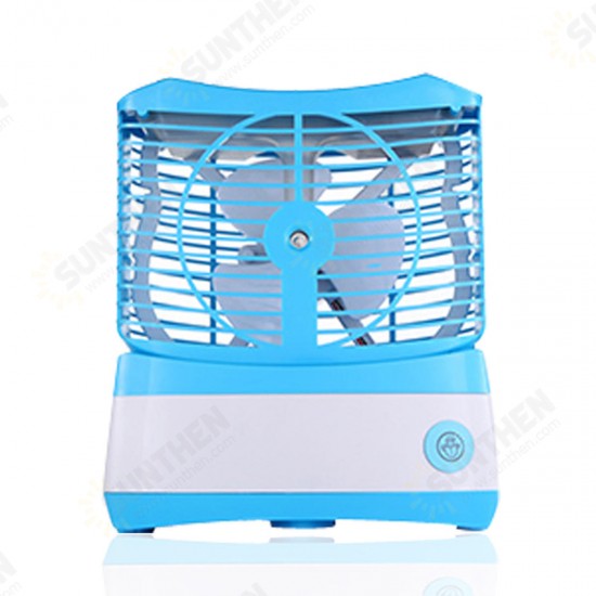 USB Portable Mini ABS Fan Cooling Desktop Air Conditioner Fan Humidified Foggy