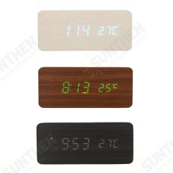 USB Sound Control Wooden Qi Wireless Phone Charger Dock Digital LED Alarm Clock USB Sound Control Wooden Qi Wireless Phone Charger Dock Digital LED Alarm Clock