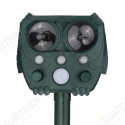 Ultrasonic Solar Battery Cat Dog Pest Repeller Scarer Deterrent Repellent Animal Repeller Ultrasonic Solar Battery Cat Dog Pest Repeller Scarer Deterrent Repellent Animal Repeller