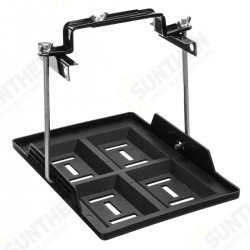 Universal Battery Tray Adjustable Hold Down Battery Clamp Bracket Cycle 19x28cm Universal Battery Tray Adjustable Hold Down Battery Clamp Bracket Cycle 19x28cm