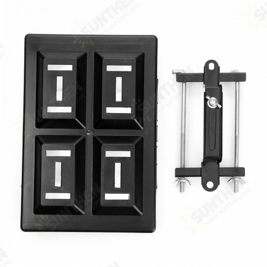 Universal Battery Tray Adjustable Hold Down Battery Clamp Bracket Cycle 19x28cm Universal Battery Tray Adjustable Hold Down Battery Clamp Bracket Cycle 19x28cm