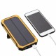 Waterproof 8000mAh Portable Solar Charger Dual USB Battery Power Bank