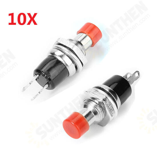 PBS-110 250V 1A 7mm Self-reset Switch NC Push Button Round 10pcs PBS-110 250V 1A 7mm Self-reset Switch NC Push Button Round 10pcs
