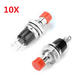 PBS-110 250V 1A 7mm Self-reset Switch NC Push Button Round 10pcs PBS-110 250V 1A 7mm Self-reset Switch NC Push Button Round 10pcs