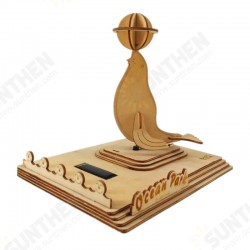 3D Educational Solar Powered Toys Energy Sea lion Kits Brick Block Wood Puzzle Model Toys 3D Educational Solar Powered Toys Energy Sea lion Kits Brick Block Wood Puzzle Model Toys
