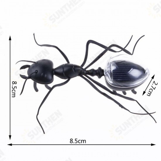 Educational Solar powered Ant Energy-saving Model Toy Children Teaching Fun Insect Toy Gift