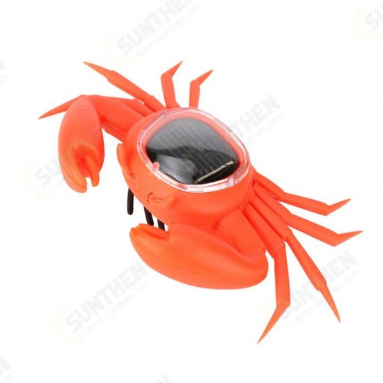 Solar Powered Toy Learning Educational Creative Mini Running Crab Animal Gift