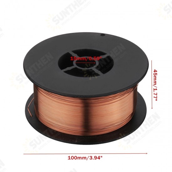 0.6mm 1KG Solder Wire Coppered Welding Wire Spool Mild Carbon Steel ER70S-6 Core