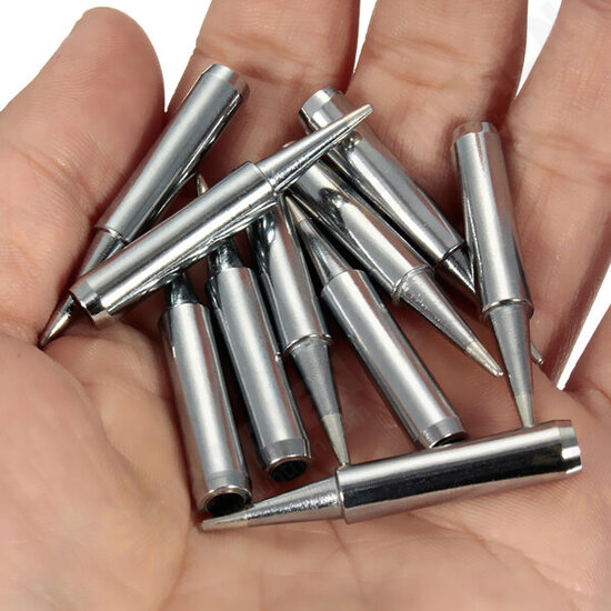 10pcs 900M-T-B Lead Solder Iron Tips for Soldering ReWork Station