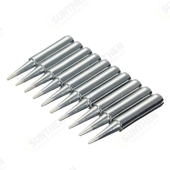 10pcs 900M-T-B Lead Solder Iron Tips for Soldering ReWork Station