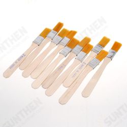 10pcs BGA Solder Flux Paste Brush With Wooden Handle Reballing Tool 10pcs BGA Solder Flux Paste Brush With Wooden Handle Reballing Tool