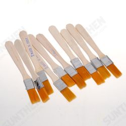 10pcs BGA Solder Flux Paste Brush With Wooden Handle Reballing Tool 10pcs BGA Solder Flux Paste Brush With Wooden Handle Reballing Tool