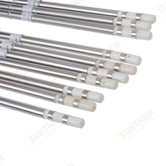 10pcs T12 Series Solder Iron Tips for Hakkoo Soldering Station FX-951 FX-952