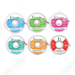 1.5m Length Solder Wick Remover Desoldering Braid Solder Remover Sucker Flux Wick Cable Wire 1.5m Length Solder Wick Remover Desoldering Braid Solder Remover Sucker Flux Wick Cable Wire