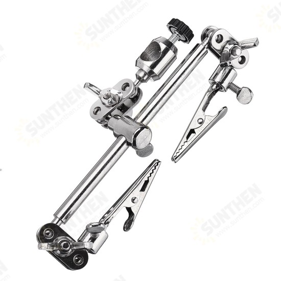 2.5X/7.5X LED Light Soldering Iron Stand Holder Helping Hands Magnifying Glass Magnifier USB Charging 2.5X/7.5X LED Light Soldering Iron Stand Holder Helping Hands Magnifying Glass Magnifier USB Charging