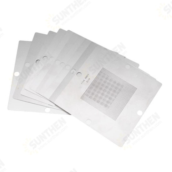 26 in 1 BGA Rework Fixtures Kit 90x90 Universal Reballing BGA Stencil Kit 26 in 1 BGA Rework Fixtures Kit 90x90 Universal Reballing BGA Stencil Kit