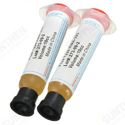 2Pcs 10cc Syringe BGA SMD Solder Soldering Paste Flux Grease RMA 223 2Pcs 10cc Syringe BGA SMD Solder Soldering Paste Flux Grease RMA 223
