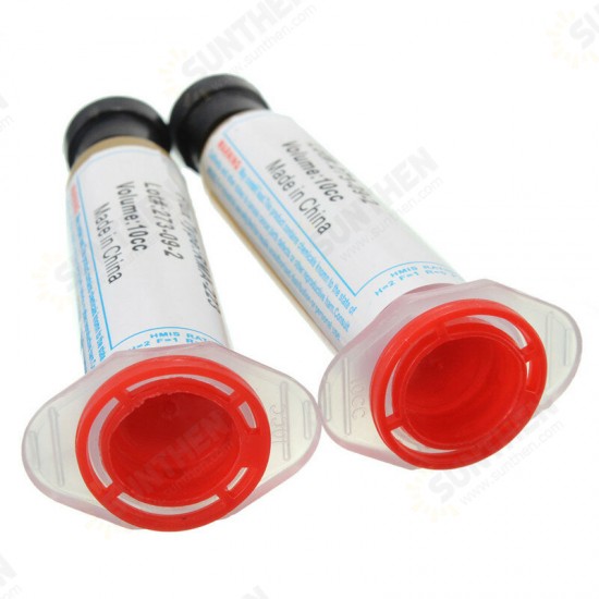 2Pcs 10cc Syringe BGA SMD Solder Soldering Paste Flux Grease RMA 223