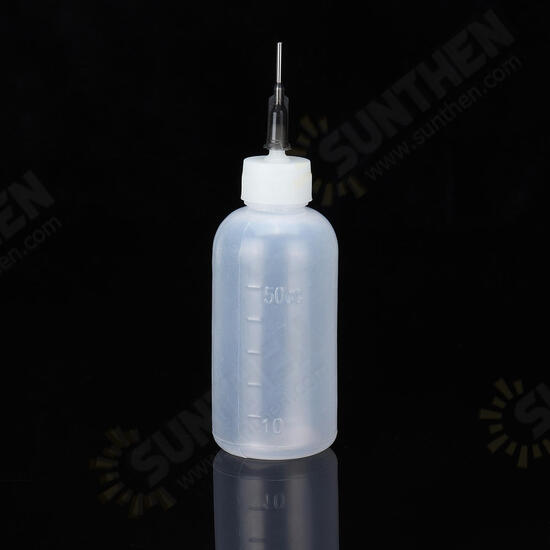 30mL 50mL Rosin Flux Alcohol Soldering Solder Liquid Contain Bottle Paste with 11 Needles