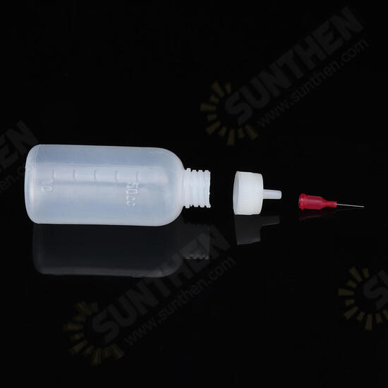 30mL 50mL Rosin Flux Alcohol Soldering Solder Liquid Contain Bottle Paste with 11 Needles