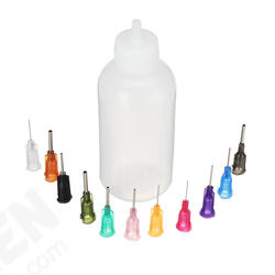 30mL 50mL Rosin Flux Alcohol Soldering Solder Liquid Contain Bottle Paste with 11 Needles