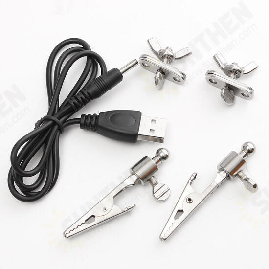 3X/4.5X Helping Hand Soldering Welding Stand Magnifier LED With Alligator Clip