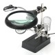 5 LED Light Magnifier Magnifying Glass Helping Hand Soldering Stand with 3 Lens 5 LED Light Magnifier Magnifying Glass Helping Hand Soldering Stand with 3 Lens