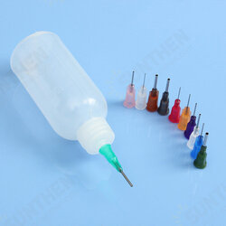 50ml Empty E-liquid Plastic Rosin Flux Alcohol Bottles For Dispenser Rosin Solder Flux Paste +330 Needles