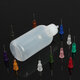 50ml Empty E-liquid Plastic Rosin Flux Alcohol Bottles For Dispenser Rosin Solder Flux Paste +330 Needles