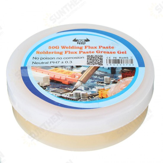 5Pcs 50G Welding Flux Paste Solder Flux Paste Grease Gel