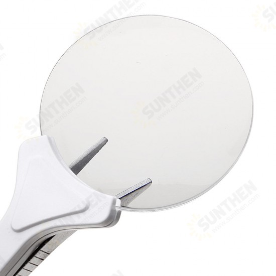 5X LED Tweezer Soldering Magnifier Clamp Magnifying Glass Loupe Collection Tool