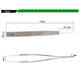 BST-72-MZ Non-inductive Ceramic Stainless Steel Handle Tweezer