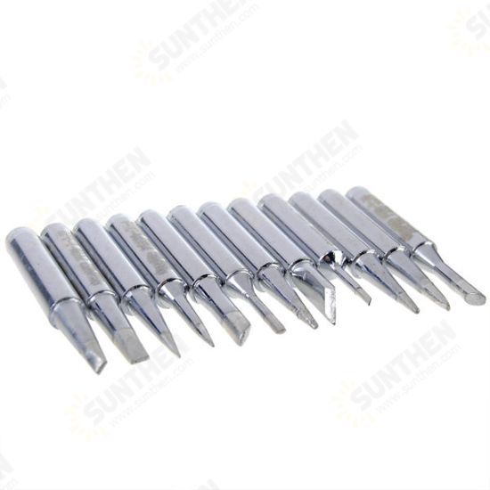 12pcs 900M-T Series Solder Iron Tips for Electronic Soldering Iron