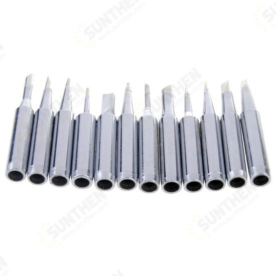 12pcs 900M-T Series Solder Iron Tips for Electronic Soldering Iron