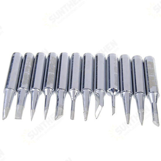 12pcs 900M-T Series Solder Iron Tips for Electronic Soldering Iron