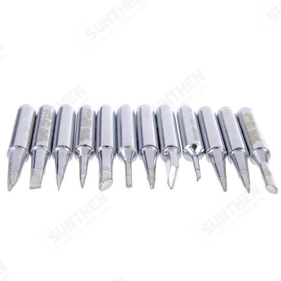 12pcs 900M-T Series Solder Iron Tips for Electronic Soldering Iron