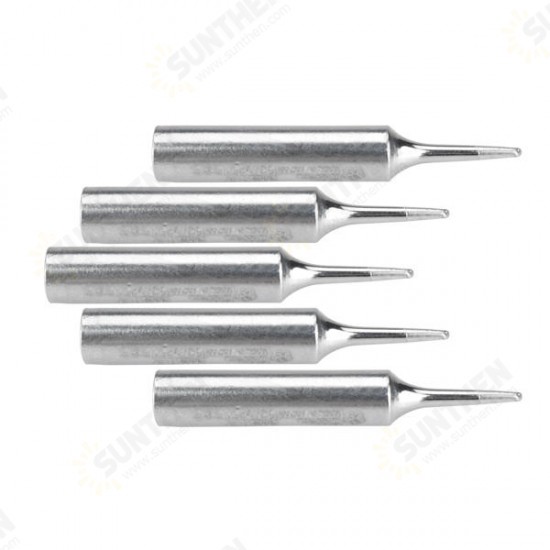 5pcs 900M-T-1C Solder Iron Tips set For 936/937 Soldering Station Etc