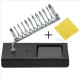 JCD Electric Soldering Iron Stand Holder Metal Pads GenHigh Temperature Support Station Solder with Sponge JCD Electric Soldering Iron Stand Holder Metal Pads GenHigh Temperature Support Station Solder with Sponge
