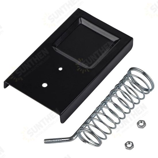 JCD Electric Soldering Iron Stand Holder Metal Pads GenHigh Temperature Support Station Solder with Sponge JCD Electric Soldering Iron Stand Holder Metal Pads GenHigh Temperature Support Station Solder with Sponge