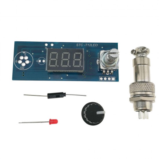 T12 STC LED Electric Unit Digital Soldering Iron Station Temperature Controller DIY Kit for HAKKO T12 LED Vibration Switch