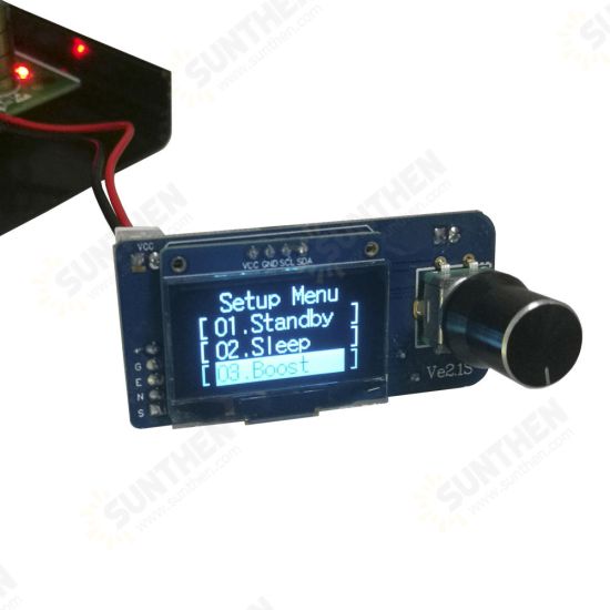 V2.1S T12 STM32 OLED Digital Temperature Controller Alloy 9501 Soldering Handle with JBC Pump Electric Solder Iron