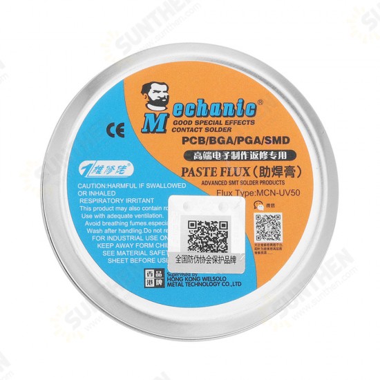 MCN-UV50 50g Solder Paste Flux Soldering Tin Electric Soldering Iron Welding Fluxes