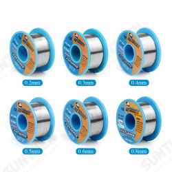 183℃ 40g 0.2/0.3/0.4/0.5/0.6/0.8mm 63/37 Rosin Core Tin-Lead Melting Solder Wire Welding Iron Cable Reel 183℃ 40g 0.2/0.3/0.4/0.5/0.6/0.8mm 63/37 Rosin Core Tin-Lead Melting Solder Wire Welding Iron Cable Reel