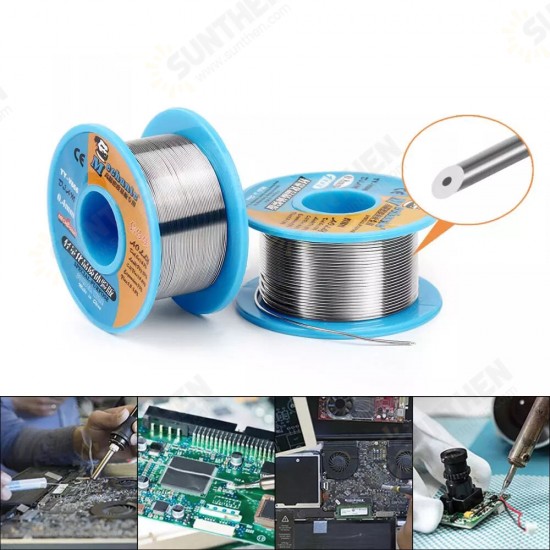 183℃ 40g 0.2/0.3/0.4/0.5/0.6/0.8mm 63/37 Rosin Core Tin-Lead Melting Solder Wire Welding Iron Cable Reel