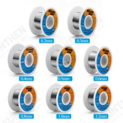 HX-100 55g Solder Wire 63%/37% Sn/Pb Rosin Core 183℃ Melting Point 0.2mm To 1.2mm Solder Wire Welding Iron Cable Reel HX-100 55g Solder Wire 63%/37% Sn/Pb Rosin Core 183℃ Melting Point 0.2mm To 1.2mm Solder Wire Welding Iron Cable Reel
