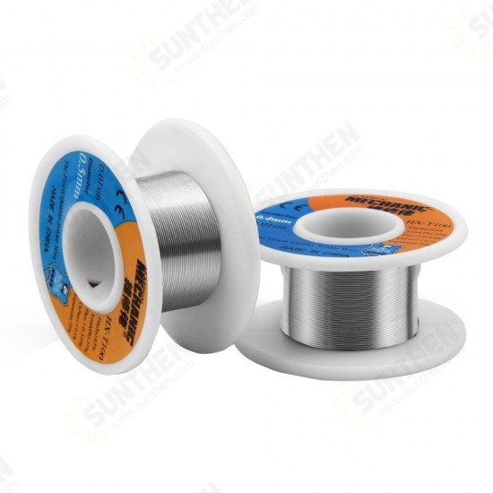 HX-100 55g Solder Wire 63%/37% Sn/Pb Rosin Core 183℃ Melting Point 0.2mm To 1.2mm Solder Wire Welding Iron Cable Reel