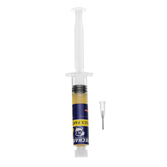 Solder Flux Paste MCN225 No Cleaning Syringes with Needle for BGA Repair CPU Disassemle