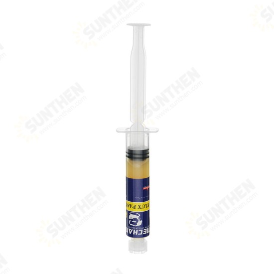 Solder Flux Paste MCN225 No Cleaning Syringes with Needle for BGA Repair CPU Disassemle